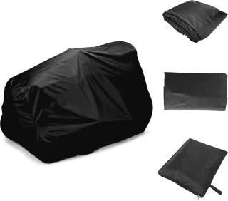 Waterdichte afdekking voor zitgrasmaaiers - UV-beschermend dekzeil, universele pasvorm, 210D polyester, 177 cm x 110 cm x 110 cm