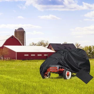 Waterdichte afdekking voor zitgrasmaaiers - UV-beschermend dekzeil, universele pasvorm, 210D polyester, 177 cm x 110 cm x 110 cm