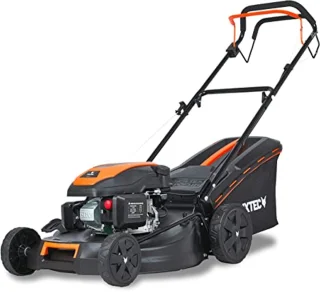 4-in-1 Benzine Grasmaaier - 51 cm Maaibreedte met Achterwielaandrijving en Mulchfunctie