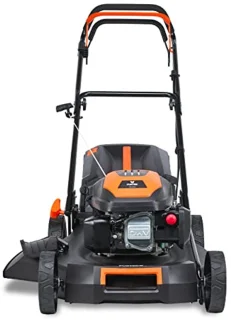 4-in-1 Benzine Grasmaaier - 51 cm Maaibreedte met Achterwielaandrijving en Mulchfunctie