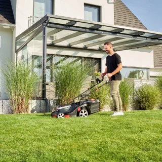 AL-KO 3.82 Li Easy kit (set met batterijen en lader) - 18V Accu gazonmaaier - Compatibel met Bosch 18V