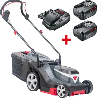 AL-KO 3.82 Li Easy kit (set met batterijen en lader) - 18V Accu gazonmaaier - Compatibel met Bosch 18V