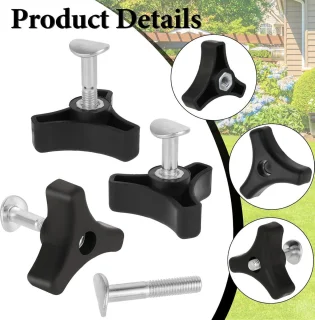 Grasmaaier handvat bouten - set van 4 - driehoek handvat knop moer schroef