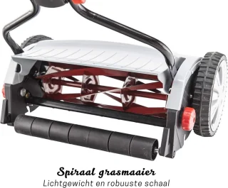 Grasmaaier Handmatig – Grastrimmer Opvouwbaar – Handmaaier 38 Cm Breed - Kooimesmaaier