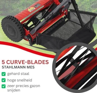 Handmaaiers voor Grasmaaien met 40 cm Snijbreedte - Ergonomisch en Milieuvriendelijk