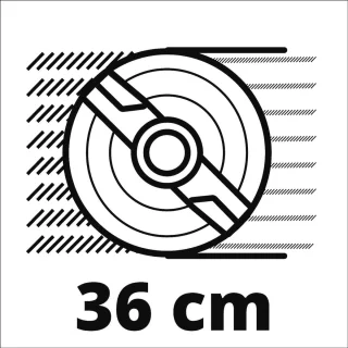 Elektrische Grasmaaier met 1500 W Motor, 36 cm Maaibreedte en 38 L Opvangbak voor Gazons tot 600 m²