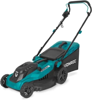 Grasmaaier 1600W - 38 cm maaibreedte - Vijf instelbare maaihoogtes: 25/40/50/60/70 mm