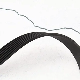 7PJ490mm grasmaaier aandrijving 16mm breedte rubber synchrone gesloten lus distributieriem compatibel met QUALCAST roterende maaiers