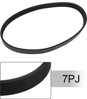 7PJ490mm grasmaaier aandrijving 16mm breedte rubber synchrone gesloten lus distributieriem compatibel met QUALCAST roterende maaiers