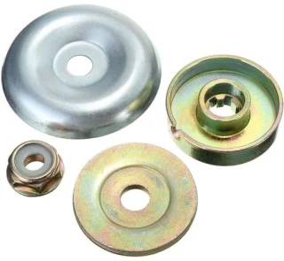 4 stuks vervangende metalen tandwielkast moer bevestigingsset voor bosmaaier, strimmer, grasmaaier, bosmaaier