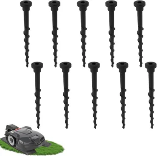 10 stuks aardschroeven (bodemschroeven) zwart