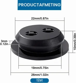 12 stuks brandstoftankdoorvoertule voor bosmaaiers, trimmers en grasmaaiers