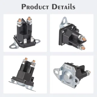 12V Startrelais (Solenoid) voor Grasmaaiers