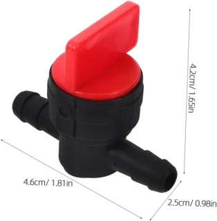 1/4" brandstofafsluitklep - set van 2