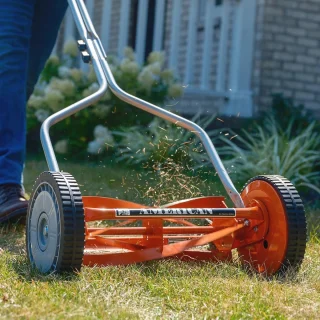 14 inch 4-bladige duwhaspelgrasmaaier