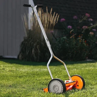 14 inch 4-bladige duwhaspelgrasmaaier
