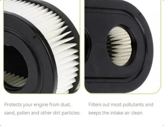 2-pack luchtfilters voor grasmaaiermotoren