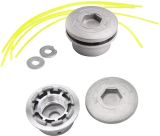 2 stuks aluminium trimmerkop voor grasmaaier