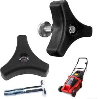 2 stuks grasmaaier greep set met vleugelmoeren en schroefbouten