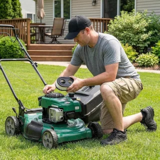 2 stuks grasmaaier-luchtfilter compatibel met Briggs & Stratton 798452 593260