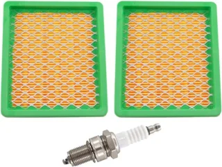 2 x luchtfilter met bougie voor grasmaaier Fuxtec FX-RM4639