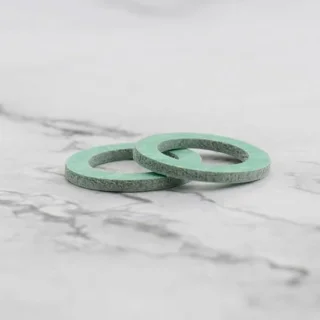 30 stuks groene vezelring afdichtring 1/2 inch (18 x 12 x 1,5 mm)