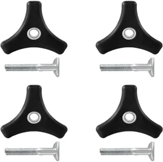 4 sets grasmaaierhandgrepen met schroeven