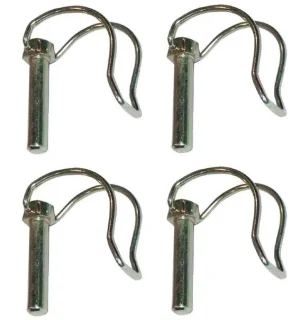 4 x buiskleppunten klapsplinten 4,5 x 40 mm gezekerd
