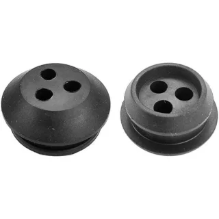 5mm zwarte met rubber omhulde kabelgoot