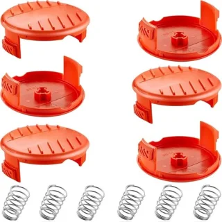 6 vervangende trimmer spoeldoppen voor rc-100-p en black decker
