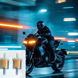 8 mm universele benzinefilter voor motorfiets, grasmaaier, scooter en auto