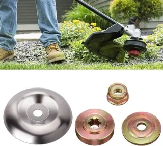 8 stuks grasmaaier versnellingsbak metalen universele bosmaaier versnellingsbak adapter met 5 stks trimmer draad