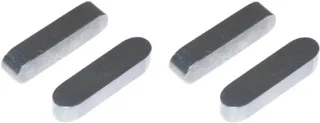 Aandrijfassen paspoortveer 5 x 5 x 20 mm – halve maan wig – m-winkel