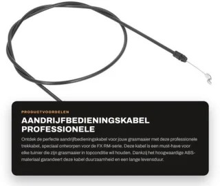 Aandrijfbedieningskabel voor grasmaaier