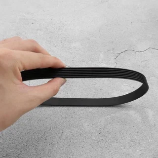 Aandrijfriem rubber 14 mm breedte gesloten lus 490 mm omtrek compatibel met Qualcast M2E1032M/M2E1232M