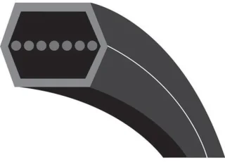 Aandrijfriem - V-snaar - 2210 mm - zwart