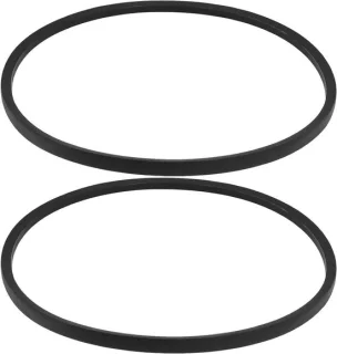 Aandrijfriemen voor grasmaaier, V-riemen, 2 stuks 748 mm, zwart