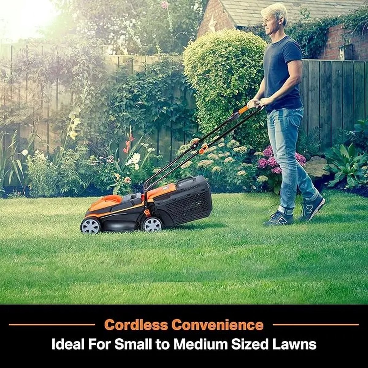 Accu Grasmaaier 24V met 2 Accu's en Bladblazer