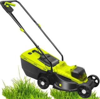 Accu grasmaaier 33 cm - Zwart