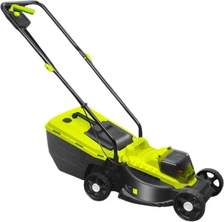 Accu grasmaaier 33 cm zwart