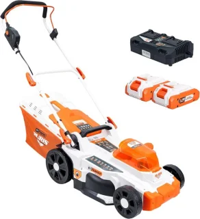 Accu grasmaaier 37 cm - Oranje