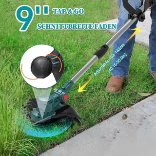 Accu Grasmaaier 750W Multifunctioneel 4-in-1 Zonder Accu/Lader Makita Compatibel