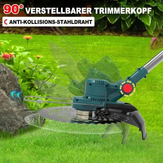 Accu Grasmaaier 750W Multifunctioneel 4-in-1 Zonder Accu/Lader Makita Compatibel