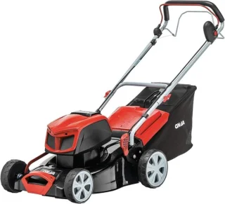Accu grasmaaier - Draadloze maaier - Achterwielaandrijving - 42 cm snijbreedte - Zwart