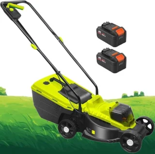 Accu Grasmaaier - Elektrische Duwmaaier - 33 cm - Groen