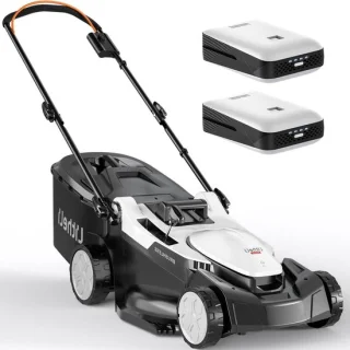 Accu grasmaaier met borstelloze motor, 43 cm snijdbreedte, zwart