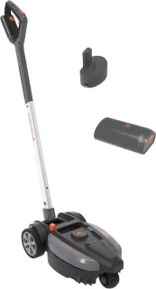 Accu Grasmaaier - Stedelijke Maaier - Gazon Onderhoud - Draaibare Koppeling - 23 cm Snijbreedte - Zilver Zwart