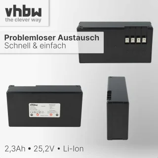 Accu Li-Ion 25,2V 2300mAh voor robotmaaier