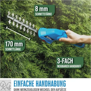 Accu Tuinverzorgingsset met Grasschaar en Heggenschaar