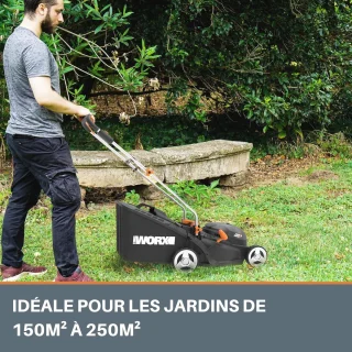 Accugrasmaaier 20V, 33 cm maaibreedte, 35 L opvangbak